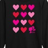 Boys' - Barbie - Barbie Heart Grid Long Sleeve Graphic T-Shirt - 2 of 4