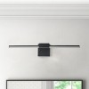 Dewdrop Modern LED Bathroom Vanity Light Black Wall Mount Fixture Over Mirror Lighting for Bathroom Makeup Dressing - 3 of 4