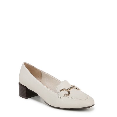 Lifestride Womens Bliss Block Heel Loafer Loafer Black Sole Bliss