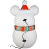 Disney Lighted Blow Mold Outdoor Decor Stylized Mickey Mouse Snowman 24" Disney, Multi - 3 of 4