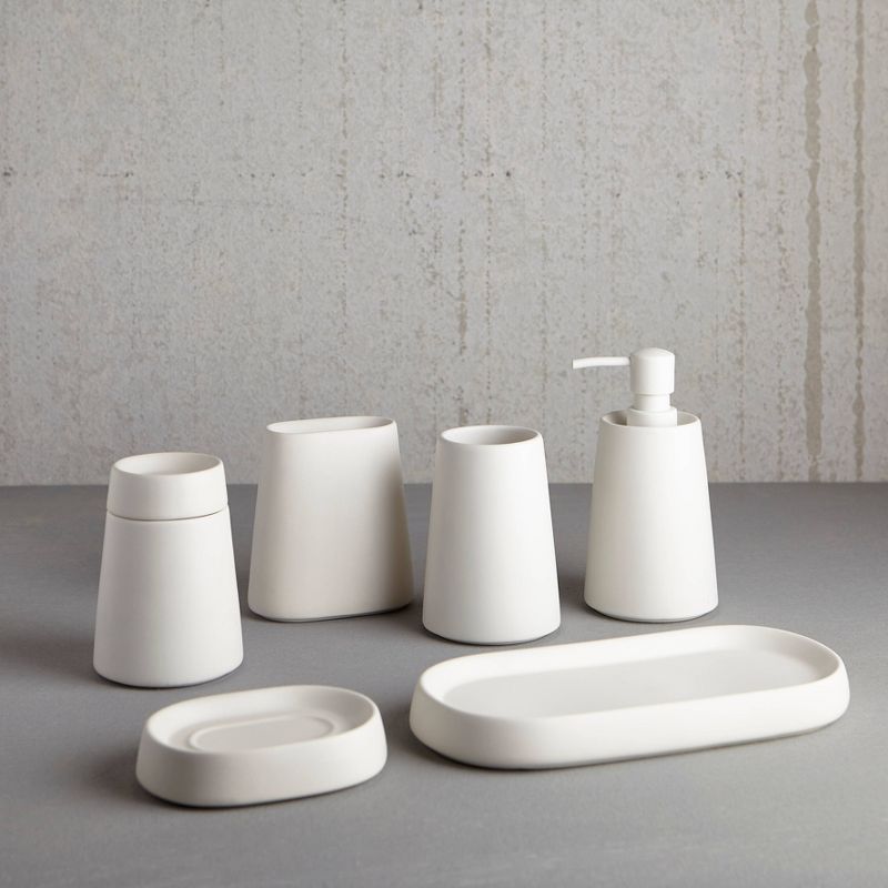 Crater Cotton Jar White - Moda at Home, 2 of 4
