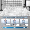 SOZT 15 in. 130 lb. Full Size Cubes Ice Freestanding Stainless Steel Ice Maker in Black with 35 lb. Storage Bin - 2 of 4