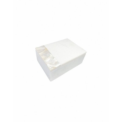Mother of Pearl White Marble Decor Box - Anaya