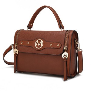 MKF Collection Sabrina Women's Vegan Leather Shoulder satchel Handbag by Mia K - 1 of 4