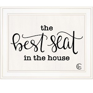 The Best Seat in the House by Fearfully Made Creations, Ready to Hang Framed Print, White Frame - 1 of 1