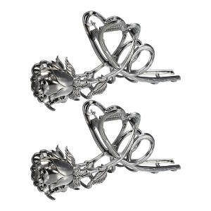 Unique Bargains Women's Metal Hair Claws 4.69"x2.44"x1.02" 2 Pcs - 1 of 4