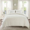 Gracie Mills Eldridge 3-Piece Tufted Chenille Floral Medallion Duvet Cover Set - 2 of 4