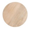 Kate and Laurel Jakob Round Side Table, 12x12x24, Natural - 4 of 4