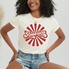 America Rays - Women's Garment Dyed Graphic T-Shirt - 3 of 4