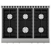 36 In. 6.0 Cu. Ft. Gas Freestanding Range with 6 Sealed Burners Gas Cooktop - 4 of 4