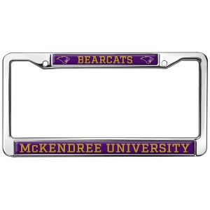 McKendree University Mascot Full Size Standard License Plate Metal Frame - 1 of 4