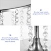 Unique Bargains Wedding Party Metal Cake Stand with Crystal Bling Pendants - 3 of 4