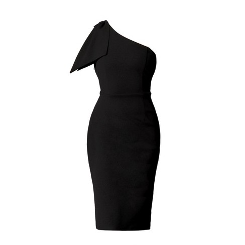 Torrid Dress Womens 3X Black Mini Foxy Bodycon One Shoulder Stretchy  Sleeveless - $37 New With Tags - From Angela