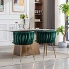 Okak Modern Stylish Design Home Dining Chairs for Kitchen Dining Room,Metal Frame & Upholstered Seating Dining Chair Set of 2 - 4 of 4