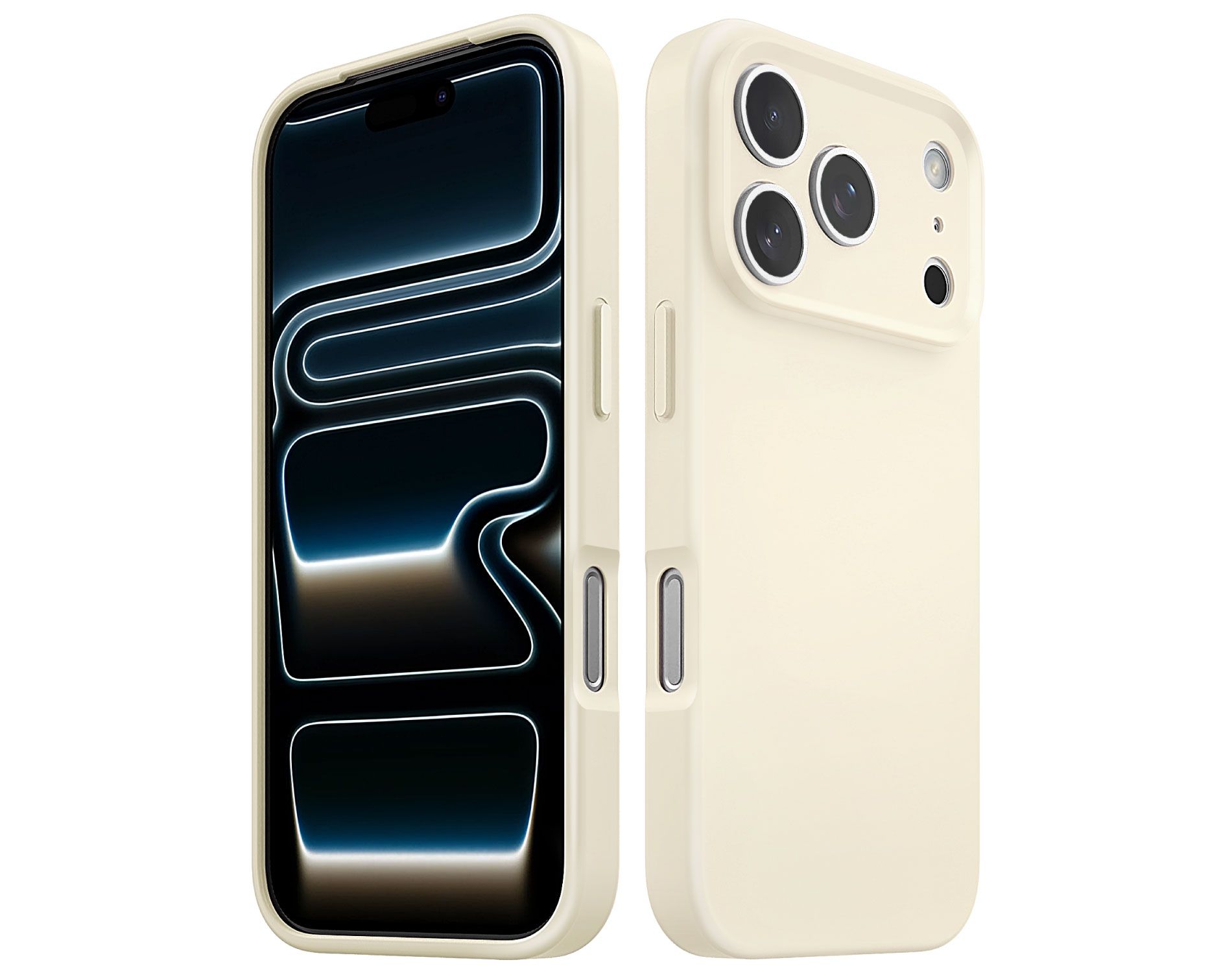 Vena For Apple iPhone 17 Pro Case Matte, Bump Resistant, Drop Protection Slim Protective Phone Case, Compatible with Wireless Charging, Beige