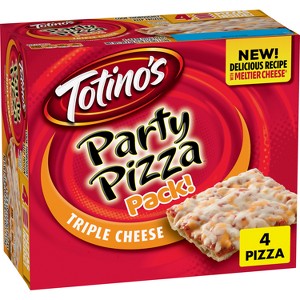 Totino's Triple Cheese Frozen Party Pizza - 39.2oz/4pk - 1 of 4