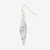 Sanctuary Project by sanctuaire Semi Precious White Howlite Diamond Drop Statement Earrings Gold - 2 of 4