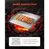 VEVOR Stainless Steel Griddle, 18x16 inch Universal Flat Top Rectangular Plate, Gas Grill Griddle for BBQ Grill, Teppanyaki, Silver - 3 of 4