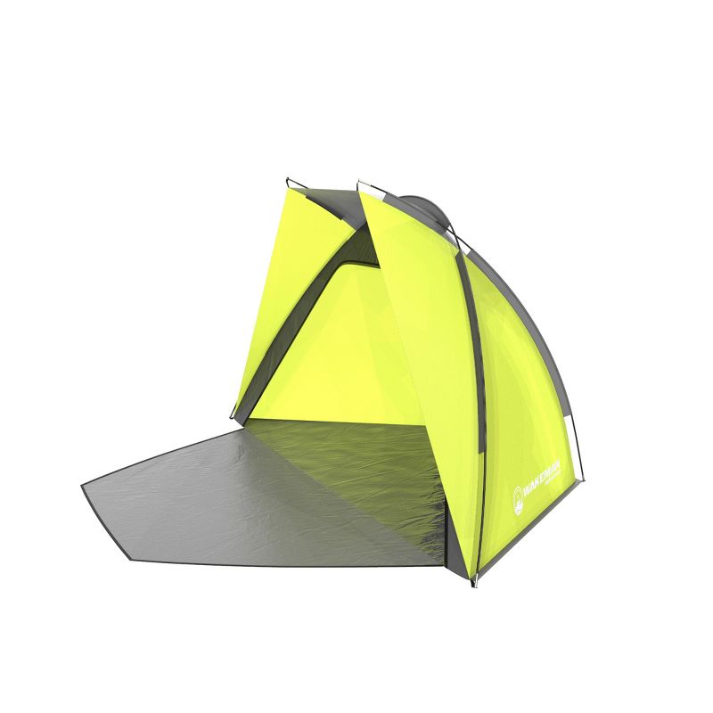Leisure Sports UV-Protection Beach Tent Sun Shelter With Carry Bag - Yellow, 1 of 9
