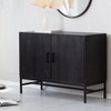 MH London Dottie 40" Solid Wood with Gold Metal Legs Sideboard - 4 of 4