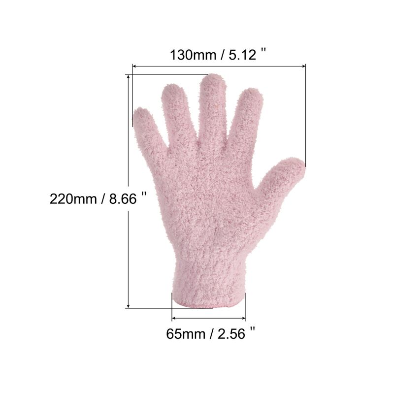 Unique Bargains Dusting Cleaning Gloves Microfiber Mittens for Plant  Lamp Window, 2 of 7