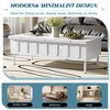 ORRD Lift-Top Coffee Table with 2 Drawers & Hidden Storage, Modern Adjustable Center Table with Folding Top for Living Room, Space-Saving Design - 3 of 4