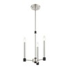 Livex Lighting Karlstad 3 - Light Chandelier in  Brushed Nickel - 2 of 4