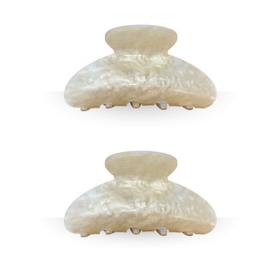 LA Glam Co. Hollywood 3" Claw Clips - All Hair - 2-Pack