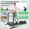 KRISRATE Walking Pad Treadmill with 12% Incline & Handle Bar & Shock Absorption, 3.5HP Foldable Treadmills for Home, Under Desk Compact Walking Pad - 2 of 4