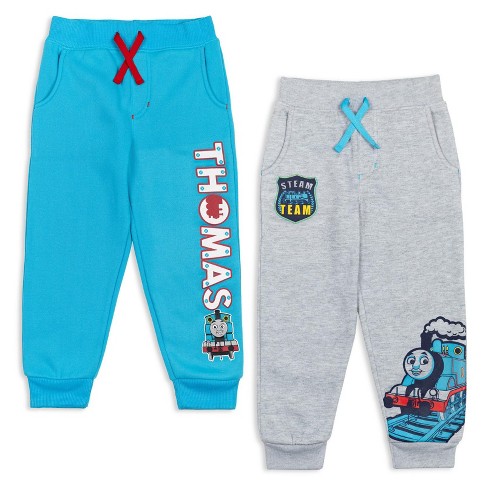 Thomas & Friends Tank Engine Fleece 2 Pack Jogger Pants Toddler : Target