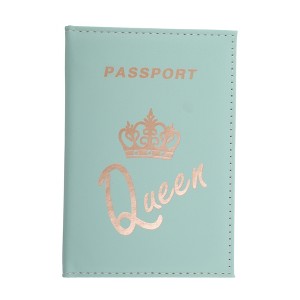 Unique Bargains Crown Letter Passport Holder 1 Pc - 1 of 4