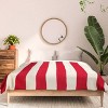 Deny Designs Avenie Modern Craft Spring Striped Comforter and Sham Set Red - 3 of 4