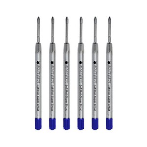 Monteverde Ballpoint Pen Refill Medium Point Blue Ink 6 Pack (P153BU) - 1 of 1