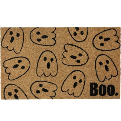 Boo Bat Halloween Coir Doomat