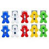 40pc Magnet Man Magnetic Clips - The Pencil Grip, Inc.: Multicolor Fridge Magnets & Hooks, Metal & Plastic - 2 of 4