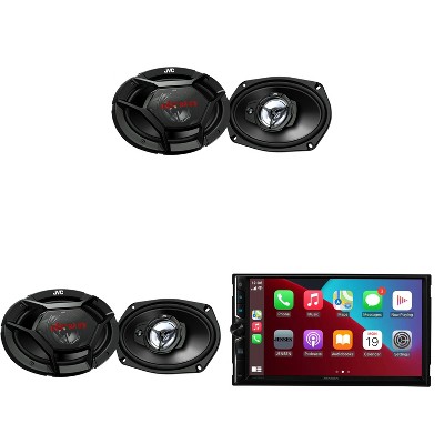 Jensen CAR723W 7" Multimedia Receiver + JVC CS-DR6931 6x9 Speakers