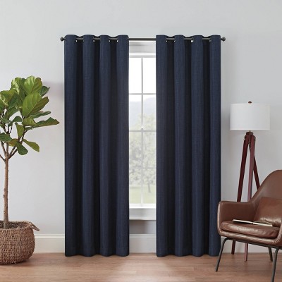 1pc Blackout Rowland Curtain Panel - Eclipse