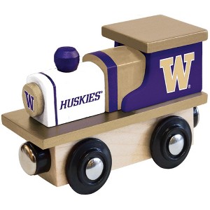 MasterPieces Officially Licensed NCAA Washington Huskies Wooden Toy Train Engine For Kids - 1 of 3