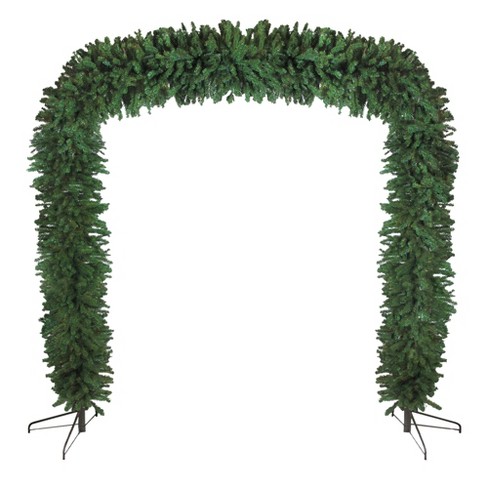 Northlight Pine Artificial Commercial Christmas Archway - 9' x 8' - Unlit - image 1 of 4