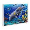 Stupell Industries Manatees & Fish Swimming Wall Plaque Art - 2 of 4