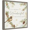 Amanti Art Christmas Tradition IV (Bird) by Katie Pertiet Canvas Wall Art Print Framed 16 x 16-in. - 3 of 4