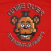 Seven Times Six Five Nights At Freddy's T-Shirt Boys' Game Over Pixelated Design Tee Red - 2 of 4