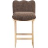 Meridian Furniture,Shaw Chenille Fabric Upholstered Counter Stool - 2 of 4