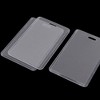 Unique Bargains Business Badge Vertical Plastic ID Card Holders Clear 3 Pcs - 2 of 4