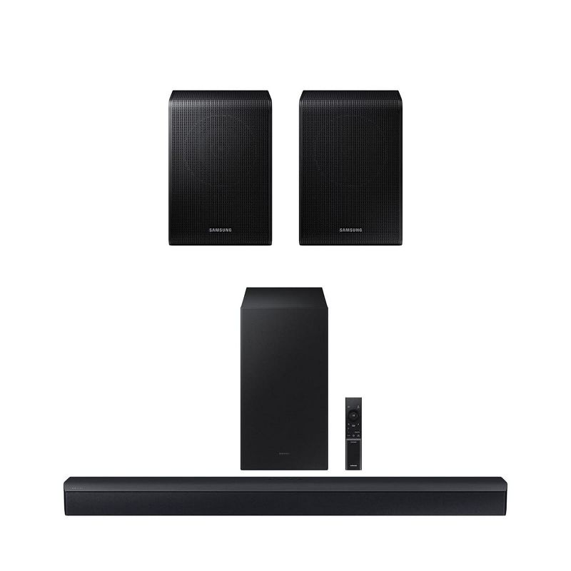 Samsung HW-C450ZA 2.1 Ch Soundbar with Wireless Subwoofer (2023) and SWA-9200S 2.0ch Wireless Rear Speaker Kit, 1 of 16