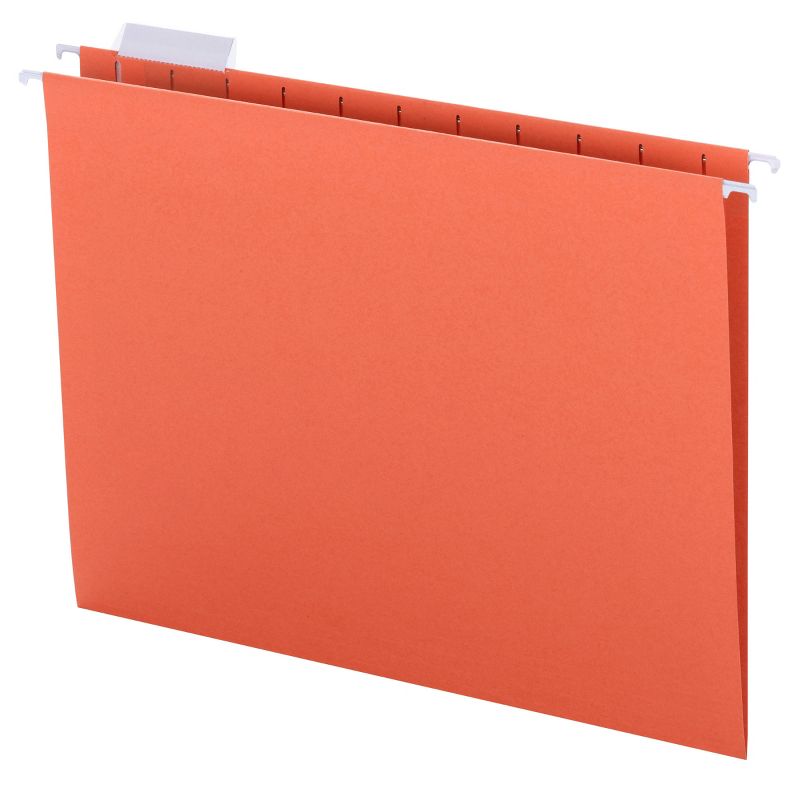 Smead Hanging File Folder with Tab, 1/5-Cut Adjustable Tab, Letter Size, 25 per Box, 2 of 7