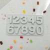 Unique Bargains Candy Moulds 10-Cavity Number 0-9 Candy Mould Hand Wash 8.46"x4.8"x0.51" 1 Pc - 2 of 4