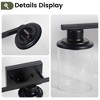 Dovelina Metal Frame Glass Shade Vanity Mirror Lights Wall Light - 3 of 4