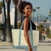 Dalix Owl Tote Shoulder Bag Natural Cotton Canvas - 4 of 4