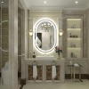 pmir Super Bright 192 LEDs/m LED Lighted Anti-Fog Tempered Glass Irregular Bathroom/Vanity Mirror with ETL & 3-Year Warranty - 2 of 4